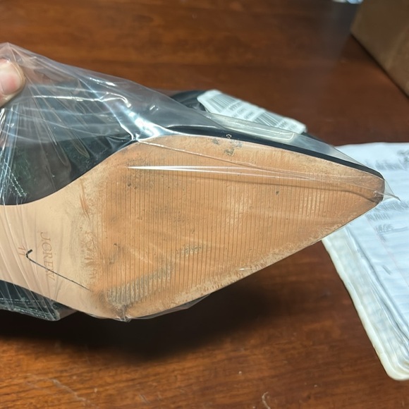 J Crew used Stevie ankle boots in snake-embossed Italian leather CC071 - Picture 4 of 5